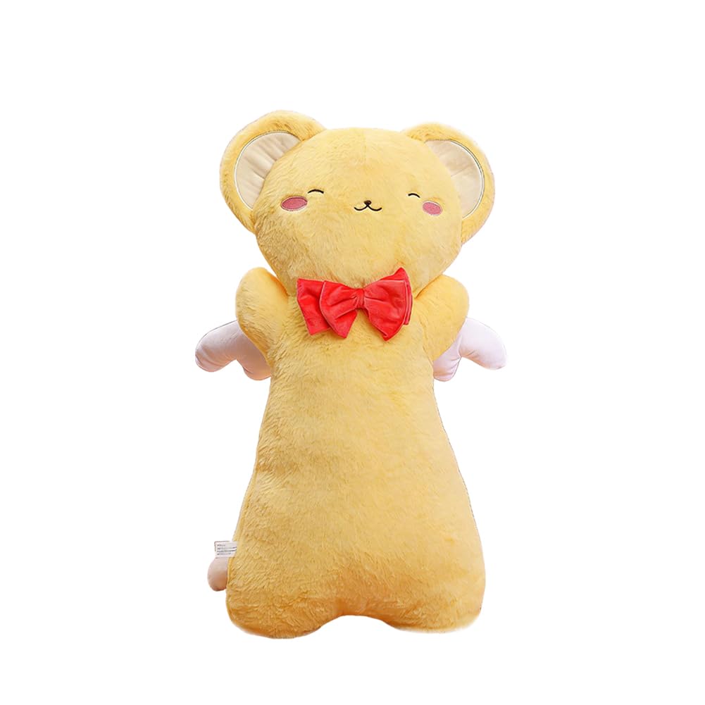 Jiumaocleu Cardcaptor Cerberu Figure Doll - Car Neck Pillow 50CM Cerberu Yellow Pillows Cushion for Chairs Anime Merch Collectibles Home Decorations Gifts