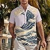 Mens T Shirt Casual Summer Top Quick-Dry Short Sleeve Shirts Printing Tshirts for Men XXL Red #1