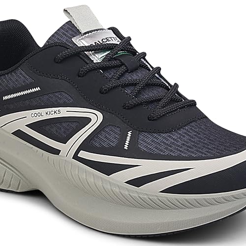 Image of Calcetto Men's CLT-1026 Lifestyle Shoes | Extra Comfort & Lightweight with Chunky Sole | Stylish Lace-Up Footwear