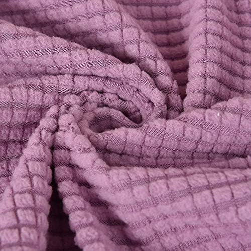 Deisy Dee Stretch Office Computer Chair Seat Covers, Removable Washable Anti-dust Desk Chair Seat Cushion Protectors C173 (Taro)
