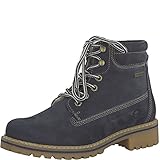 Verschluss: Schnürung, Obermaterial: Leder, Innenmaterial: Textil, Sohlenmaterial: Synthetik, Absatz: Blockabsatz