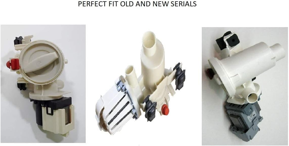 WPW10241025 - Front load Washer Pump Fits W10241025 WPW10241025, W10321032, 46197020.. and 20 MORE Part Numbers