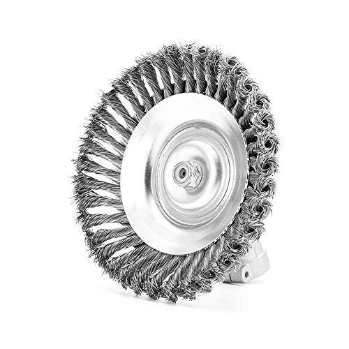 Loijon Cabeças do Aparador de Grama de Fio de aço Bandeja Cortador de Escova Cabeças de Roda Rotativ