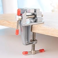 Vista 4 de Mini tornillo de banco de mesa, Mini abrazadera de mesa de joyero, Mini abrazadera de mesa Vice de banco pequeño, Banco de trabajo portátil