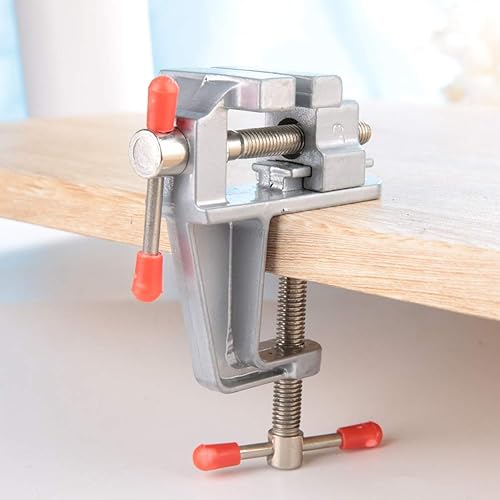 Miniatura 4 de Mini tornillo de banco de mesa, Mini abrazadera de mesa de joyero, Mini abrazadera de mesa Vice de banco pequeño, Banco de trabajo portátil