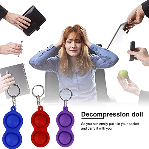 VCOSTORE Semplice Dimple Fidget Giocattolo Silicon...