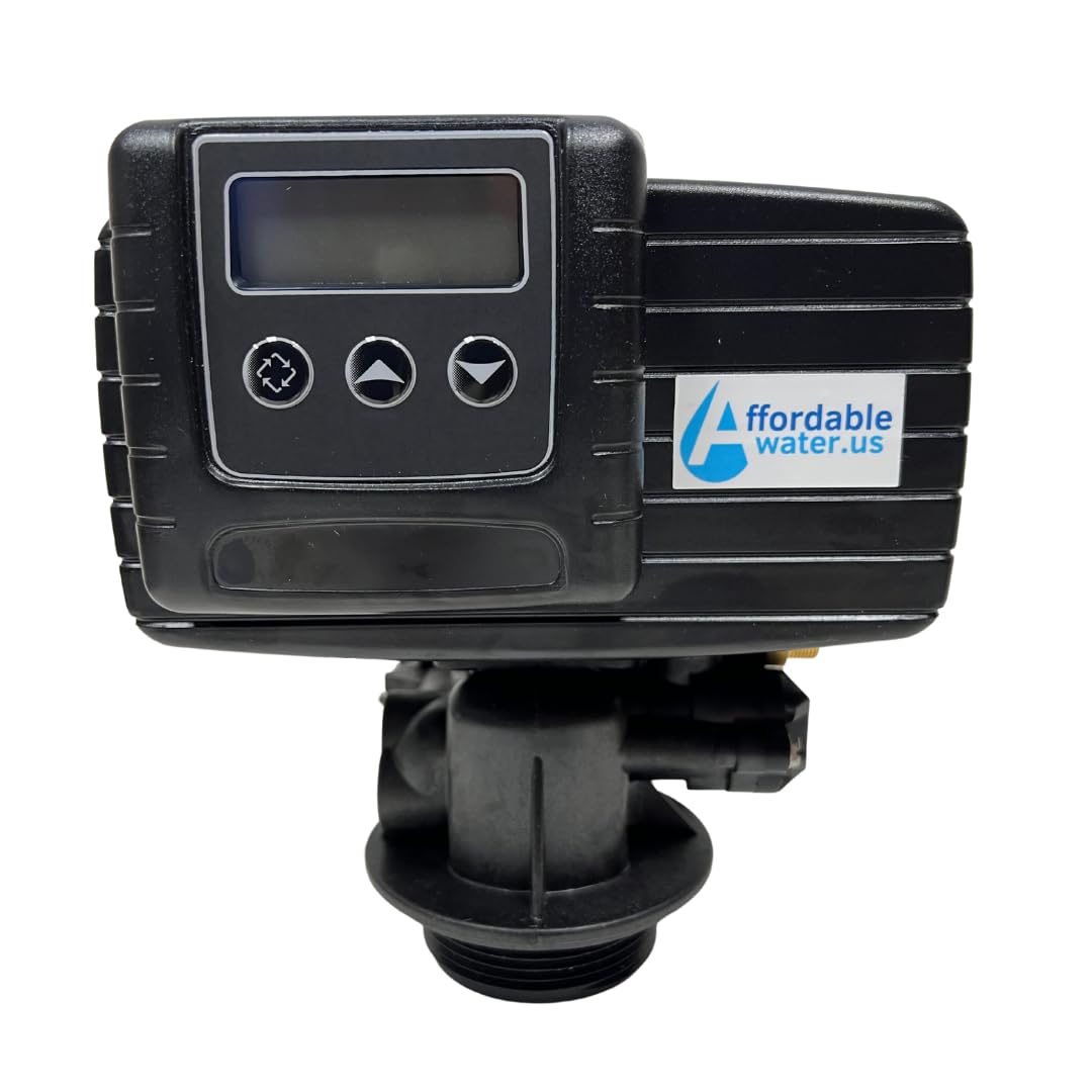 Fleck 5600SXT Water Softener Replacement Valve - Digital Metered On Demand Head with Paddlewheel Meter