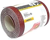 Mirka Red Schleifpapier-Rolle 115mm x 5m / Körnung P150 / 1 Rolle/Zum Schleifen von Holz, Metall und Kunststoff
