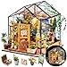 RoWood DIY Miniatur Haus Puppenhaus Gewächshaus mit Licht, DIY Mini Holz Haus Modell Set, Bastelset Geburtstag Geschenke für Erwachsene Frauen Mädchen - Cathys Blumenhaus Mini aus günstig Kaufen-RoWood DIY Miniatur Haus Puppenhaus Gewächshaus mit Licht, DIY Mini Holz Haus Modell Set, Bastelset Geburtstag Geschenke für Erwachsene Frauen Mädchen - Cathys Blumenhaus