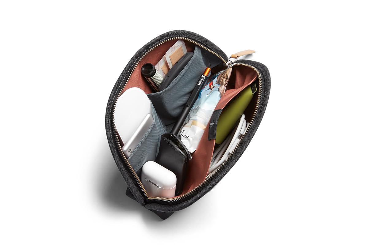 Bellroy Classic Pouch, Mäppchen, Stiftemappe, Tasche, Leder und Stoff (für Stifte, Kabel, Kosmetik, Scheren, Kopfhörer, Radiergummis)