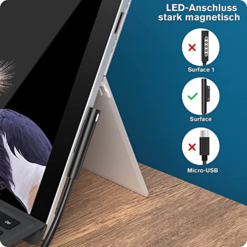 65W Surface Pro oplader, 15V 4A 65W (voor 65W, 44W) Microsoft Surface voeding voor Surface Laptop4/3/2/1, Surface Book1/2, Surface Pro X/Pro 8/Pro 7/Pro 6/Pro 5/Pro 4, Surface Go, met USB-aansluiting - Image 7