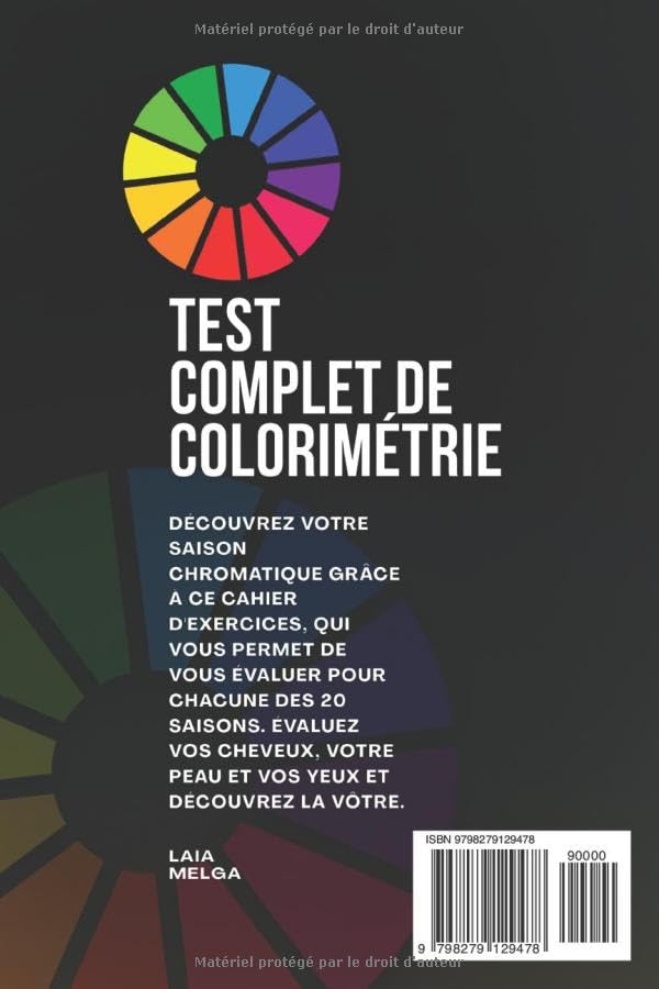 Test d'Analyse des Couleurs Saisonnières de Colorimétrie Visage et Mode - 3