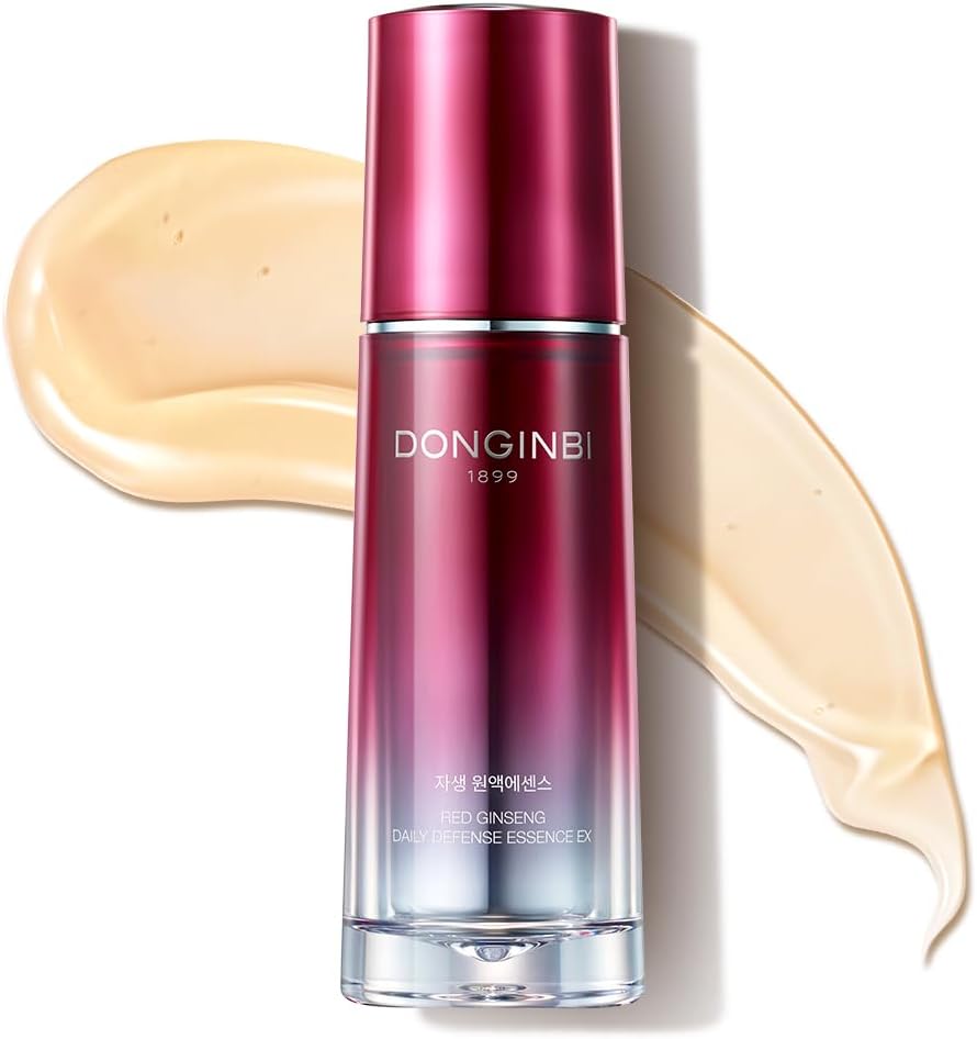Red Ginseng Daily Defense Essence - Firming & Skin Barrier Repair Serum for Dry Skin, Korean Red Ginseng Essence, Korean Skin Care Gifts for Women, 1.01 floz / 30ml