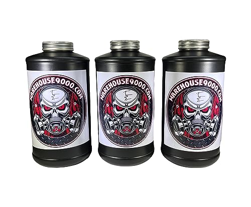 3 - Empty Black Undercoating Quart Bottles FOR QUART GUNS ONLY