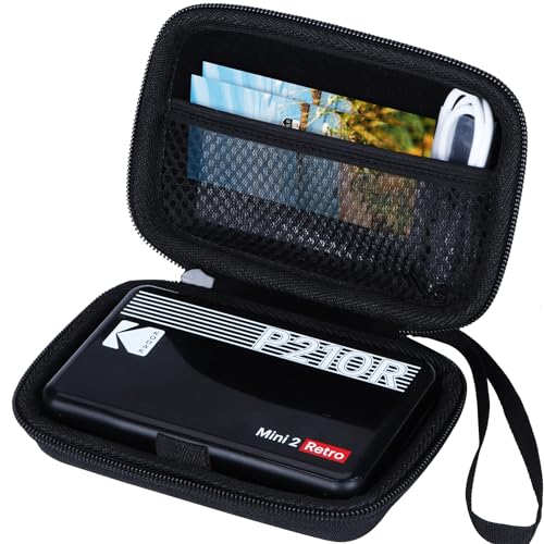 Lebakort Duro Caja Estuche Funda para Kodak Mini 2 Retro 4 Pass Impresora de Fotos Portátil/Kodak Mini Shot 2 Retro 4 Pass 2 en 1 Cámara Instantánea e Impresora de Fotos