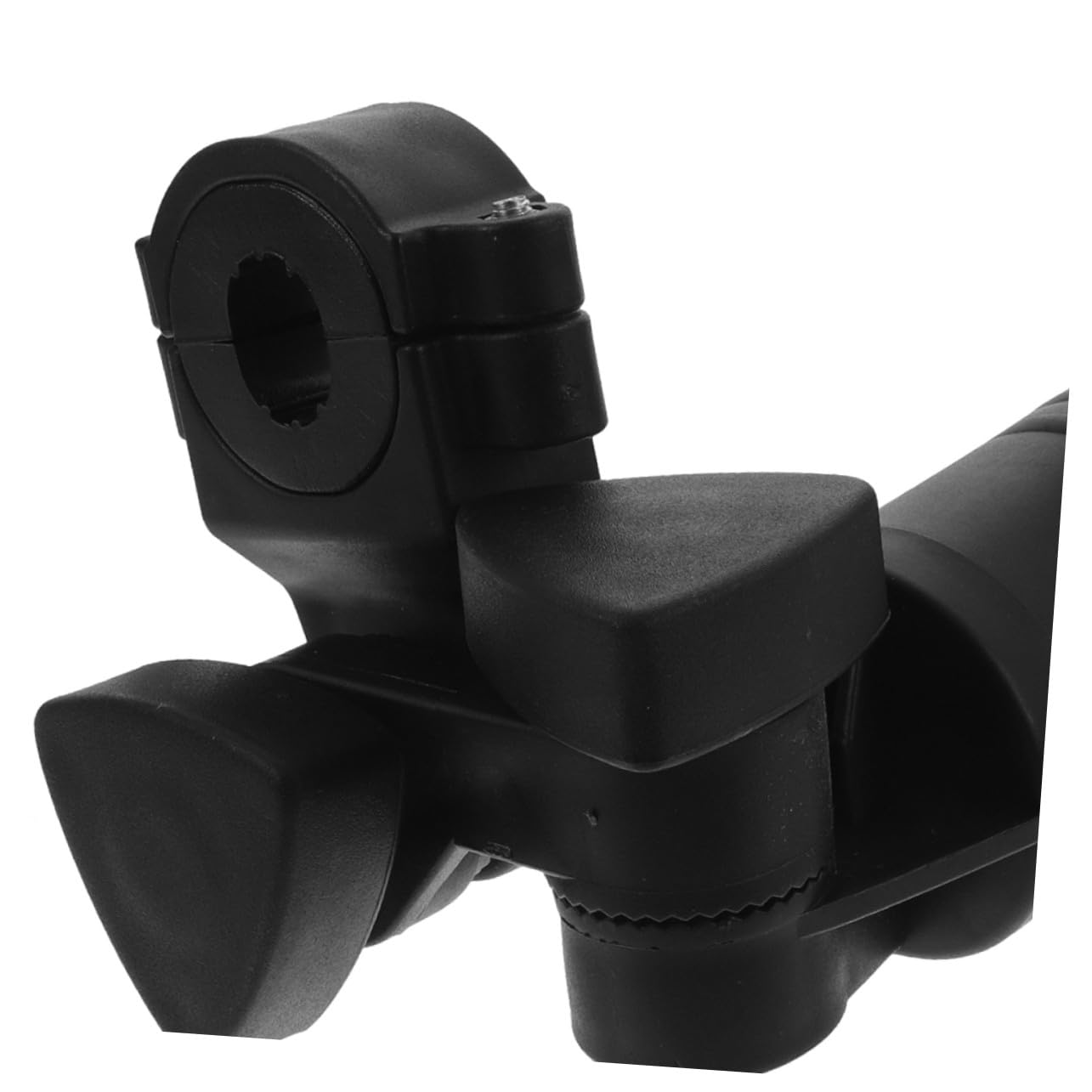 Toyvian Soporte para Paraguas de Golf Ajustable 2 Piezas Negro Abs