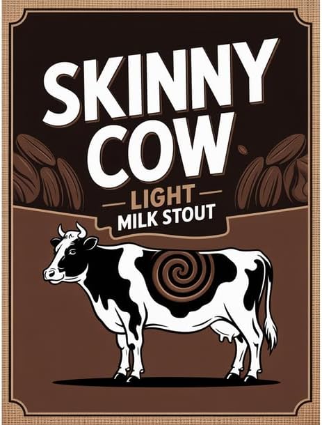 Skinny Cow Light Milk Stout Beer Kit - Extract