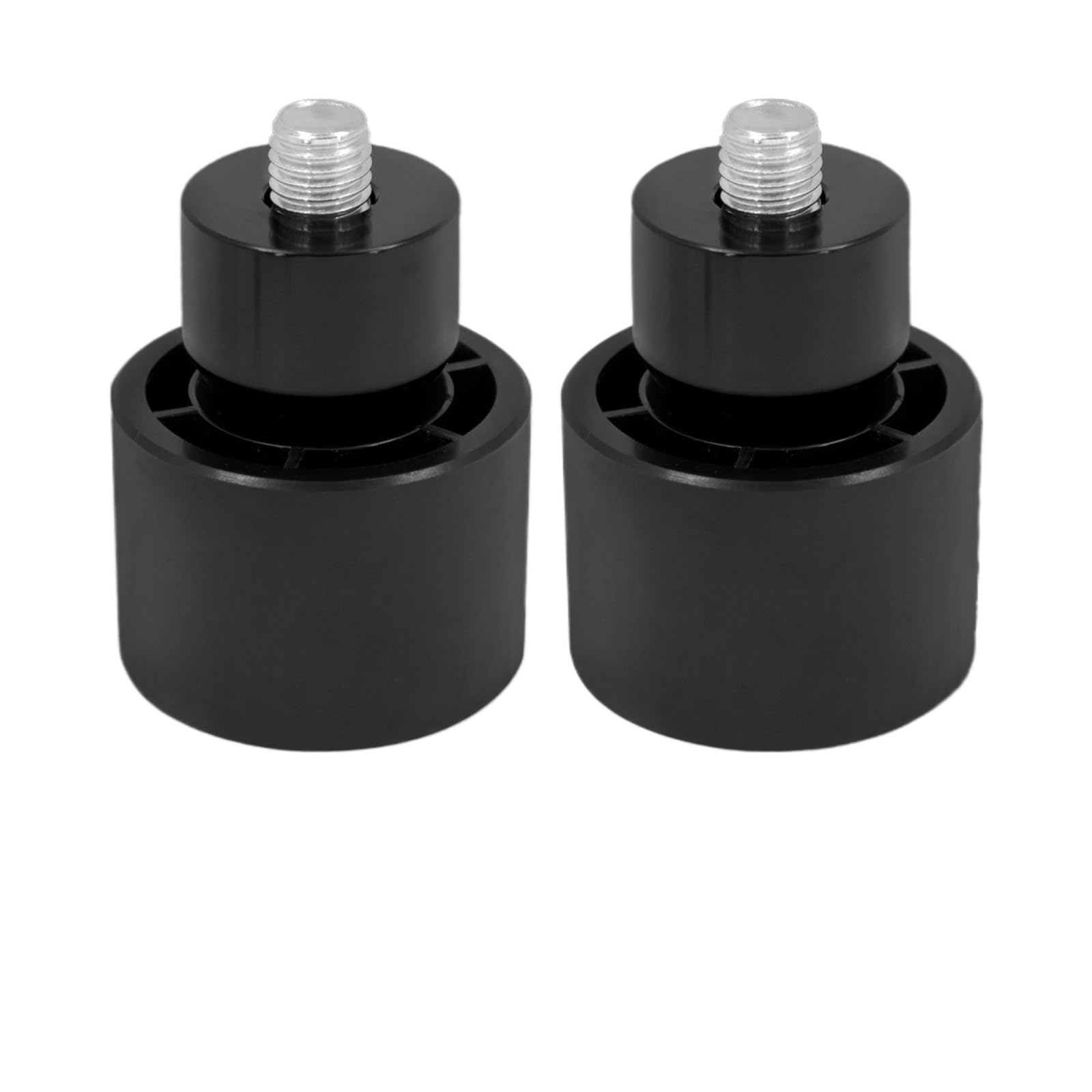Osłona Wahacza 2 szt. Crash Bar Ball czarny/czerwony/żółty/niebieski M12 Engine Guard Protector pasuje do Harley Touring FLHR Sportster Softail Dyna osłona tylnego wahacza(Black Guard Ball)
