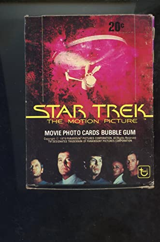 1979 Topps Star Trek The Movie Motion Picture Trading Card Set Wax Pack Box