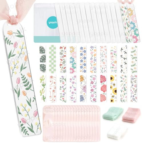 15 Pieces Acrylic Bookmark Blanks (3mm) Thicken Clear Acrylic Boo...