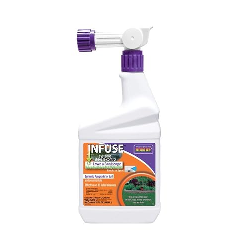 Bonide # 150 Infundir 32 onzas extremo de manguera listo para rociar fungicida - Cantidad 4