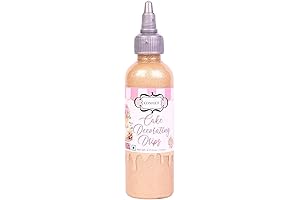 Confect Twinkling Silvery Gold Edible Icing Drip