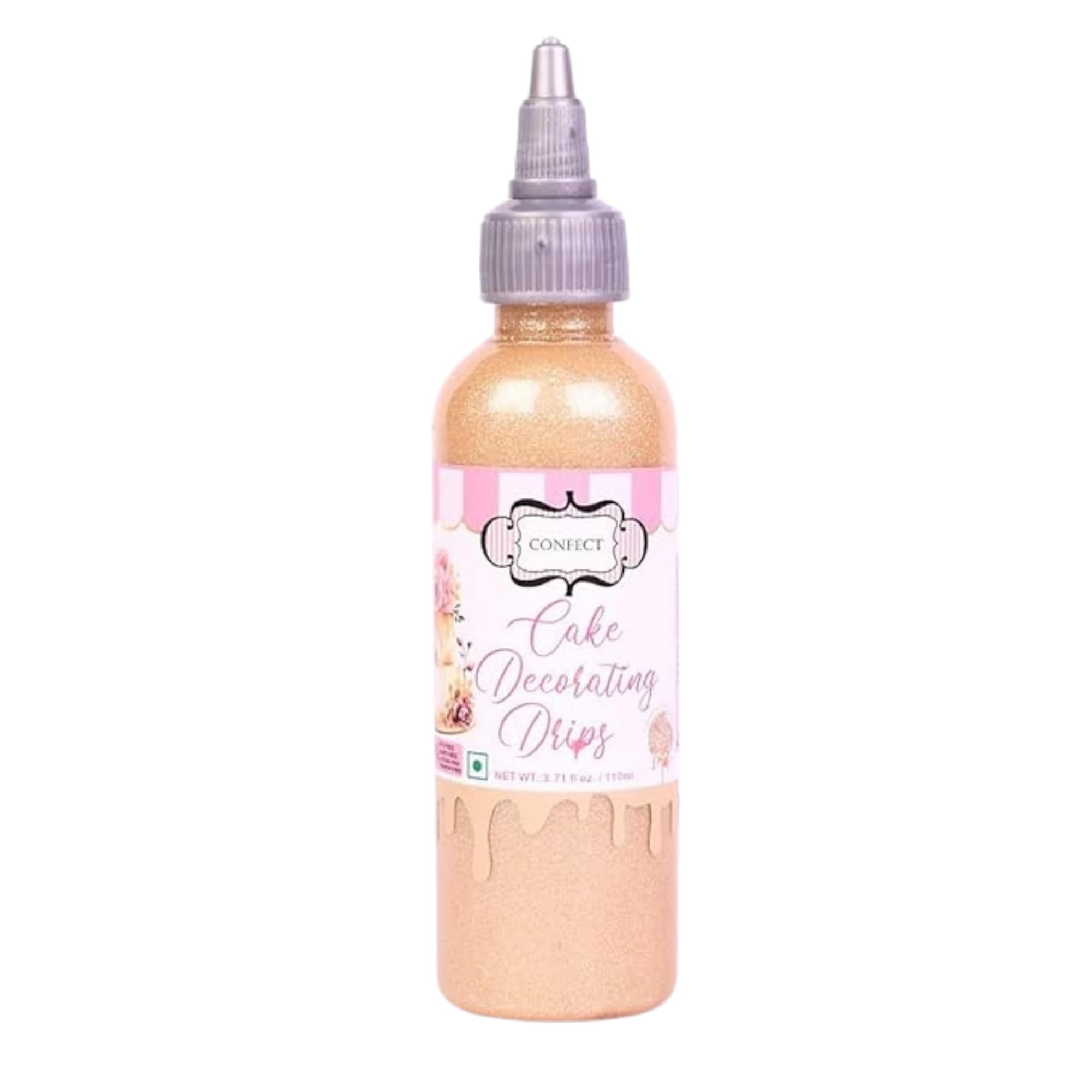 Decorating Drip - ling Silvery Gold - 100gm