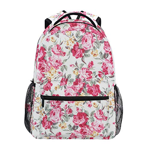 Flowers Laptop Backpack, Travel Computer Bag for Women & Men, College School Bookbag Backpack for Students(c1)