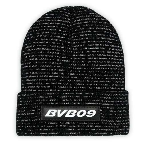 Dortmund Borussia BVB Beanie Reflective schwarz