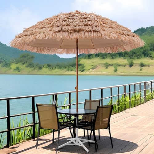 Parasol de plage tropical inclinable et léger avec housse de transport pratique - 6
