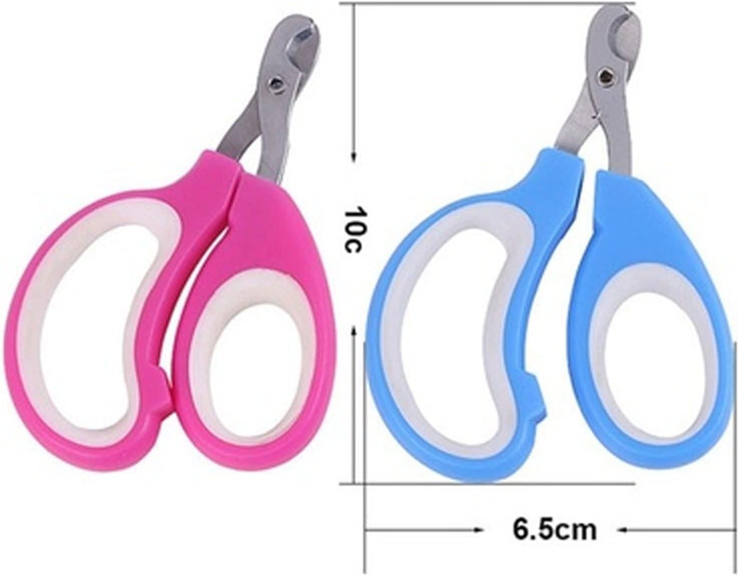 Dog Claw Care Pets Nail Clippers Cat Nails Tongs Trimmer Puppy Grooming Scissors Cutter Claws Care Clipper for Cats Rabbits Birds(Pink)