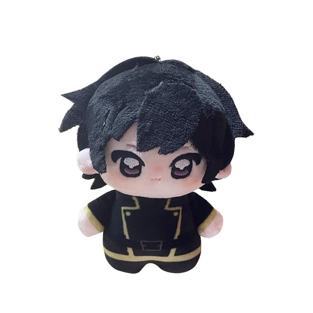 Zhongkaihua 10CM Lelouch Lamperouge Plush Pendant Anime Pillow Cushion Stuffed PP Cotton Car Bag Home Keychain Decoration Pendant For Fans