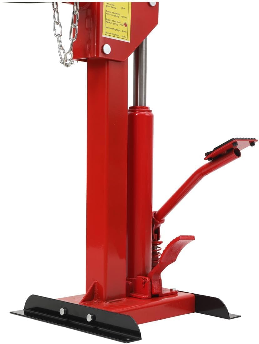 Compresseur Ressort Amortisseur, Hydraulique pour Voiture 3T/ 3000KG, Tendeur de Ressort Vérin Hydraulique Opération à Pied 7 Niveaux de Hauteur, pour Voiture Camion Caravane Réparation