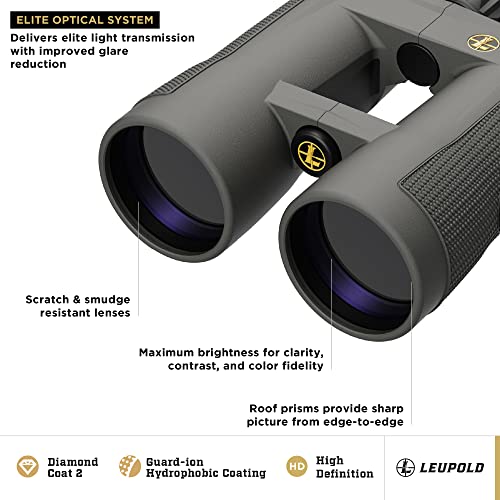 Image of Leupold BX-4 Pro Guide HD Binoculars, 12x50mm, Shadow Gray (172675)