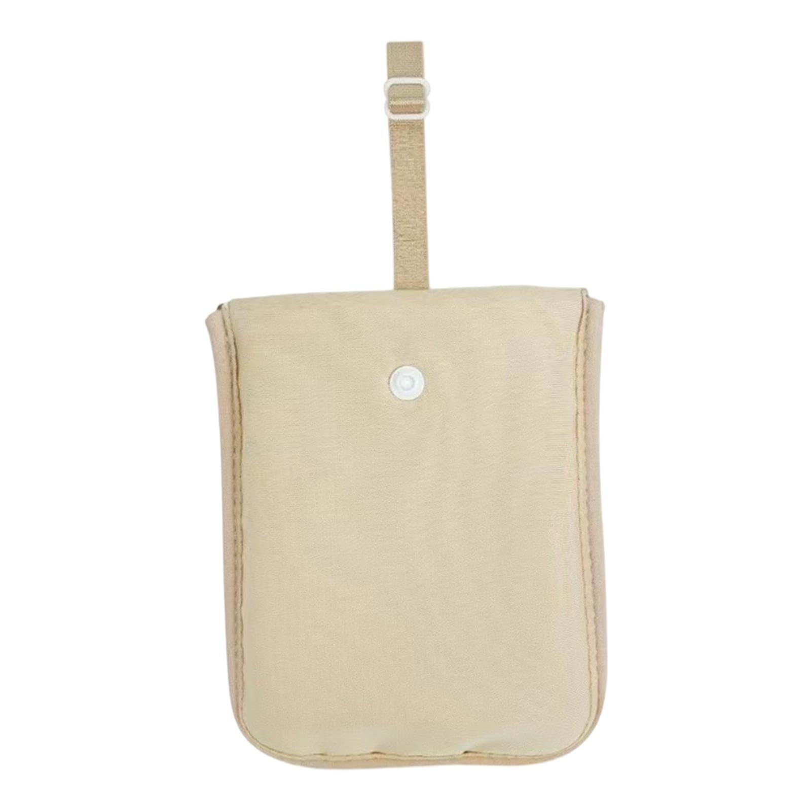 ZOOMELLA Undercover Bra Pouch for Women Travel Bra Wallet for Shopping Business Trips Khaki