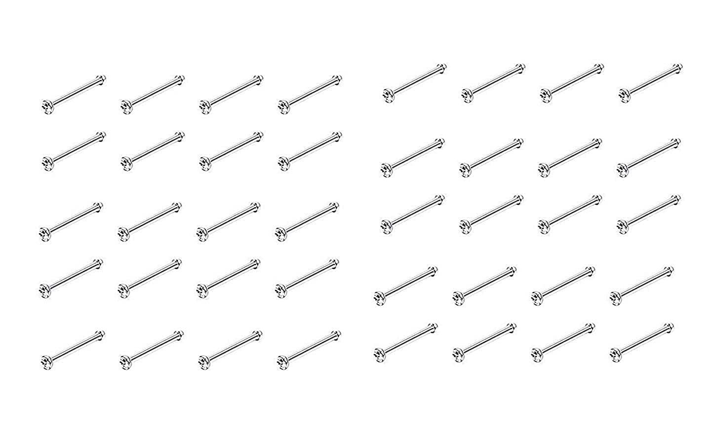 bhumi creation Fashions Nose Stud Pin Rings for Pierced Nose Pins with Piercing for Women & Girls-picture-35