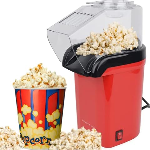 Domestic King 1200W Oil-Free Popcorn Maker Cover