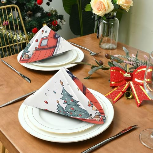 Servilletas de Tela Navidad Multicolor Set 6 Unidades miniatura 4