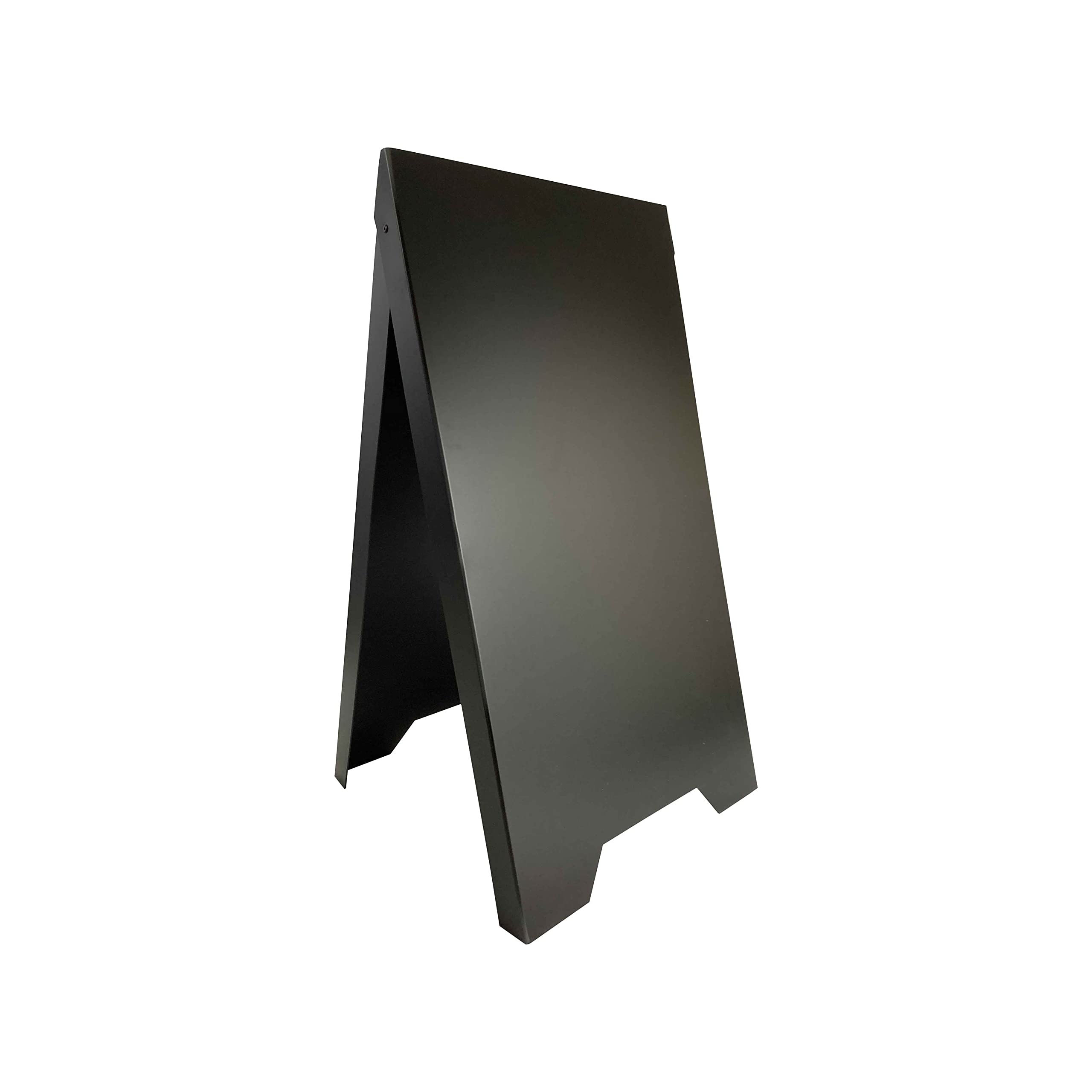 Chevalet stop trottoir plastique noir dimensions 100 x 55 cm - Fabrication Française