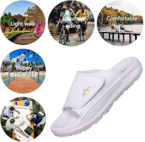 Asifn Men's Cushion Sandals Lightweight Non-Slip Soft Outdoor Handmade Adjustable Casual Slip-on For Summer4