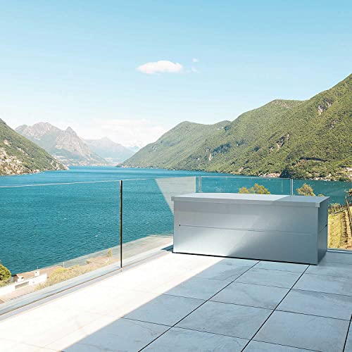 ILESTO Benjamin mit Schloss Auflagenbox/Garten Kissenbox Wetterfest Gartenkiste 783 Liter,Verstärktem Deckel… – Bild 7