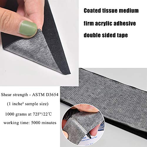 3M Hook And Loop Self Adhesive Tape 3/4" X 20Ft 9448A Sticky Back Interlocking Nylon Fabric Fastener Heavy Duty Adhesion Strip Tape Black(9448Ad) #TOP2