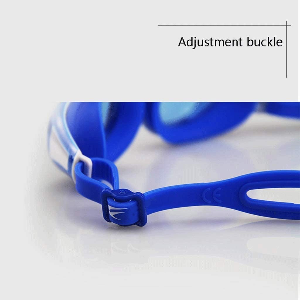 Occhialini da Nuoto Occhialini da Nuoto, Senza Perdite Antiappannamento Protezione UV Occhialini da Nuoto Occhialini da Acqua Triathlon per Adulti Uomini Donne Giovani Bambini, con Specchio e Imperm