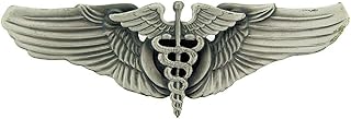 United States Air Force USAF WWII Flight Surgeon Wings 3" Large Lapel Pin