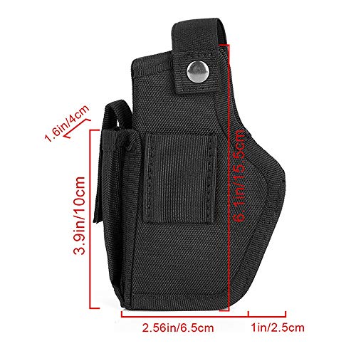 Gexgune Hunting Articles Gun Holster for Concealed Carry Pistol Airsoft Gun Bag for S&W M&P Shield All Similar Sized Handguns for Right&Left Hand Draw - Image 4