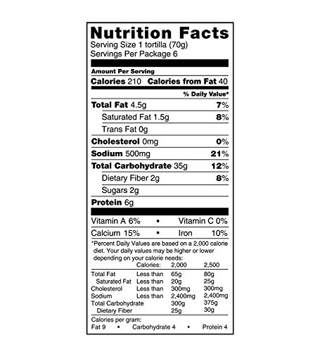 Mission Sun-Dried Tomato Basil Wraps, Soft Veggie Wraps, Trans Fat Free, 6 Count - 2 Packs