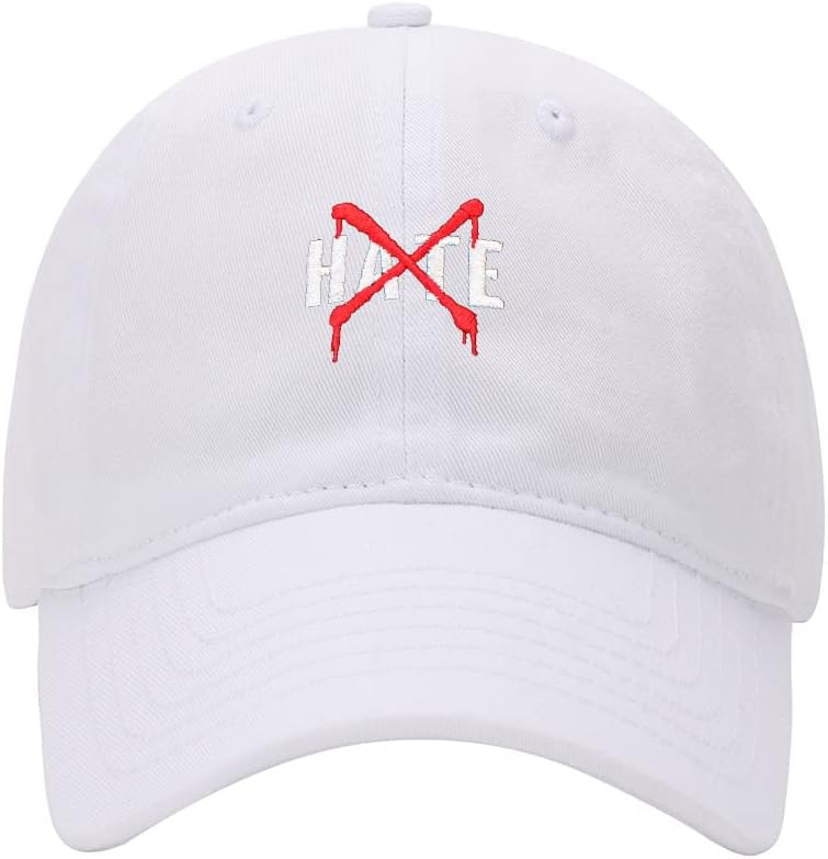 Baseball Cap Men Hate Vintage Embroidered Washed Cotton Dog Hat Baseball Caps