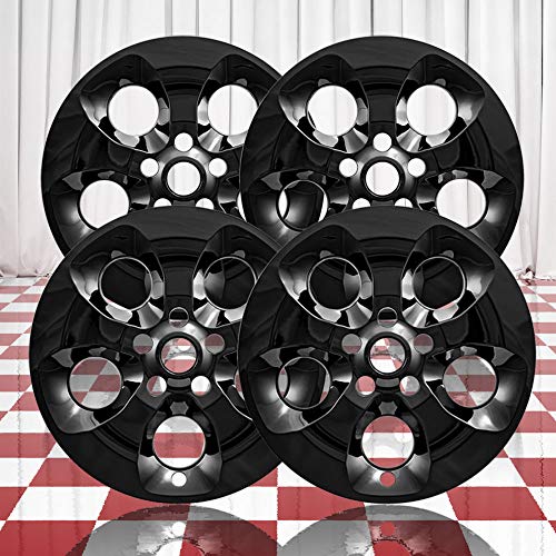 Brighter Design Set of 4 Gloss Black 5 Spoke 18