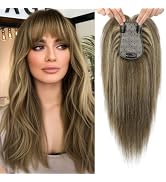 Flufymooz Real Human Hair Toppers for women