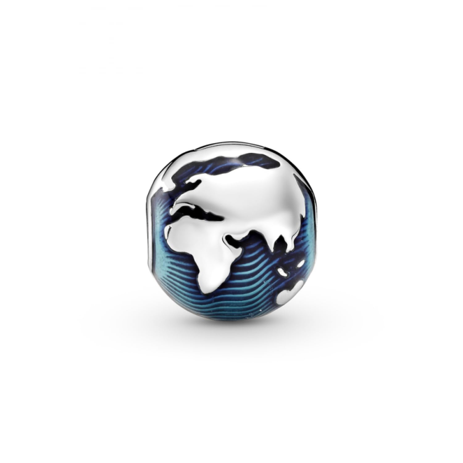 Pandorajewelry Spinning Globe Dangle Cubic Zirconia Charm In